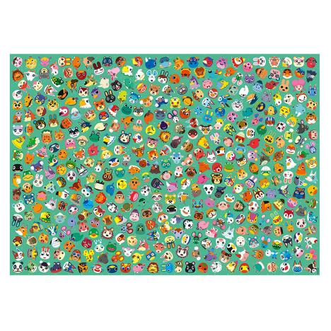Challenge - Animal Crossing 1000pc Jigsaw Puzzle Extra Image 1